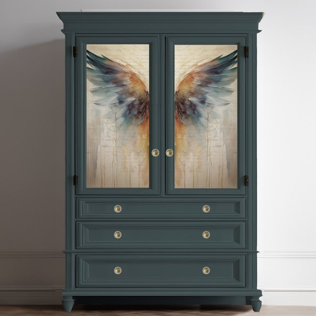 LINKS Angel Wing Ethereal Abstrakter Impressionism Seidenpapier (Von Creator hochgeladen)