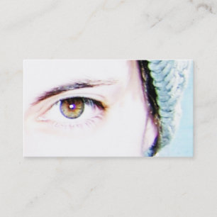 links Auge Visitenkarte