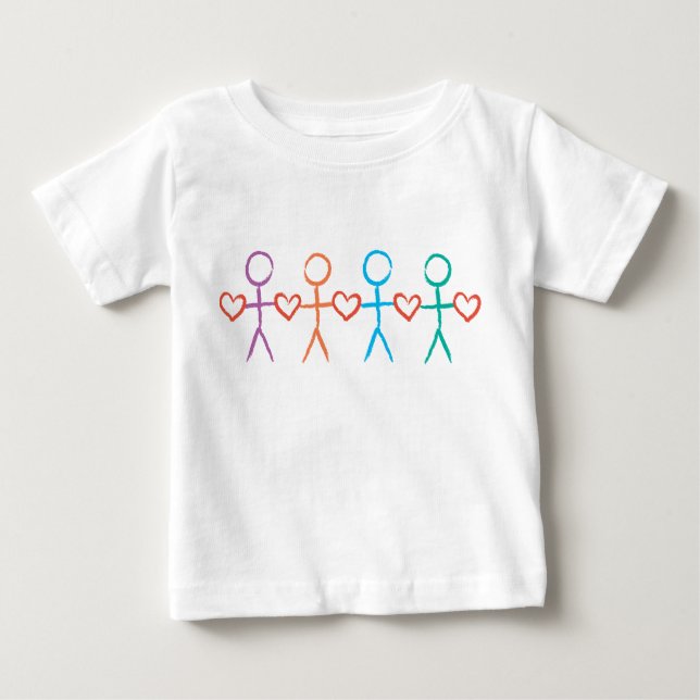 Links Baby T-shirt (Vorderseite)