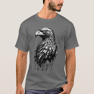 Links Bald-Amerikanischer Adler T-Shirt