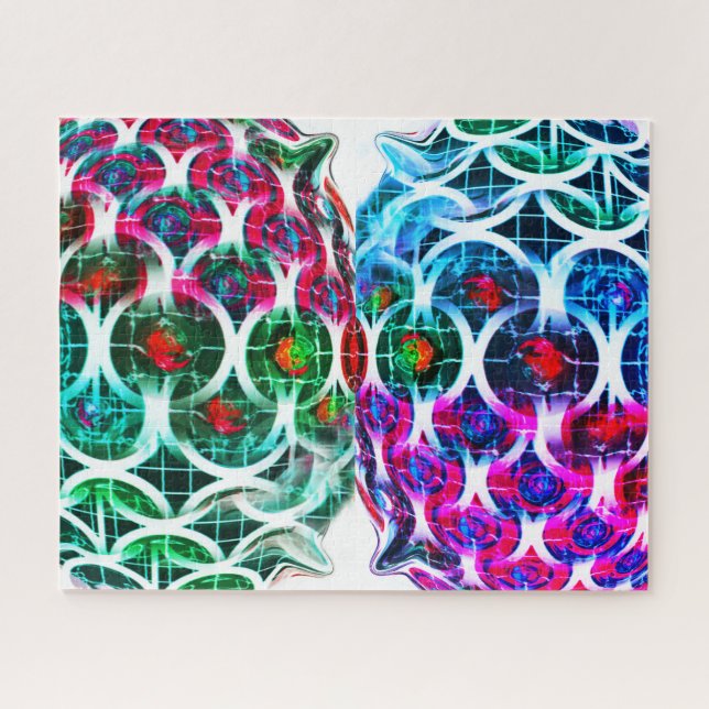 Links des Lebens Kunst Puzzle (Horizontal)