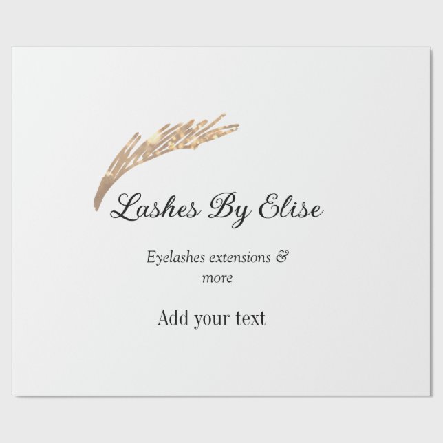 Links durch Hinzufügen von Namen Kontakt Info Soci Geschenkpapier (Flach)