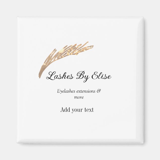 Links durch Hinzufügen von Namen Kontakt Info Soci Magnet (Vorne)