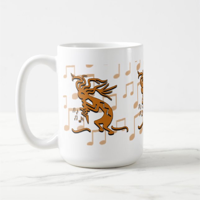 Links gegenüber Kokopelli Musical Merrymaker Tasse (Links)