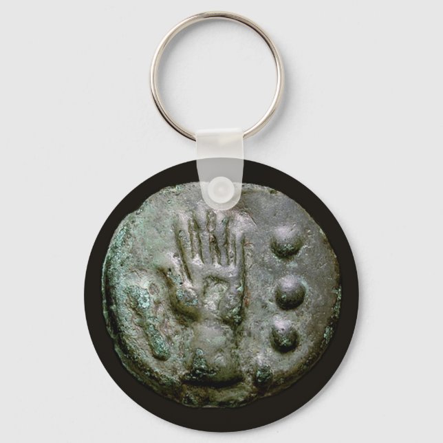 Links Hand Aes Grave Quadrans Schlüsselanhänger (Vorderseite)