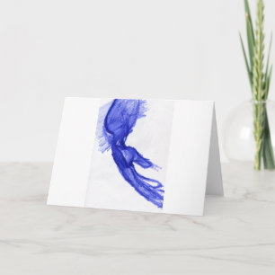 Links Hand des Ausdrucks Karte