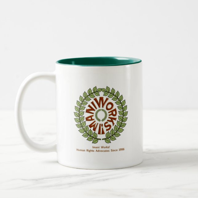 Links HandTasse Zweifarbige Tasse (Links)