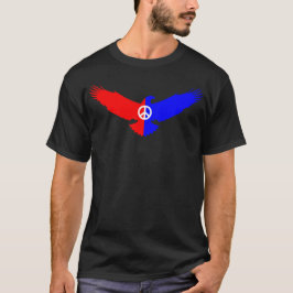Links, rechts, der gleiche Vogel für Frieden T-Shirt