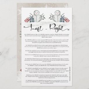 Links Right Snowman Baby Dusche