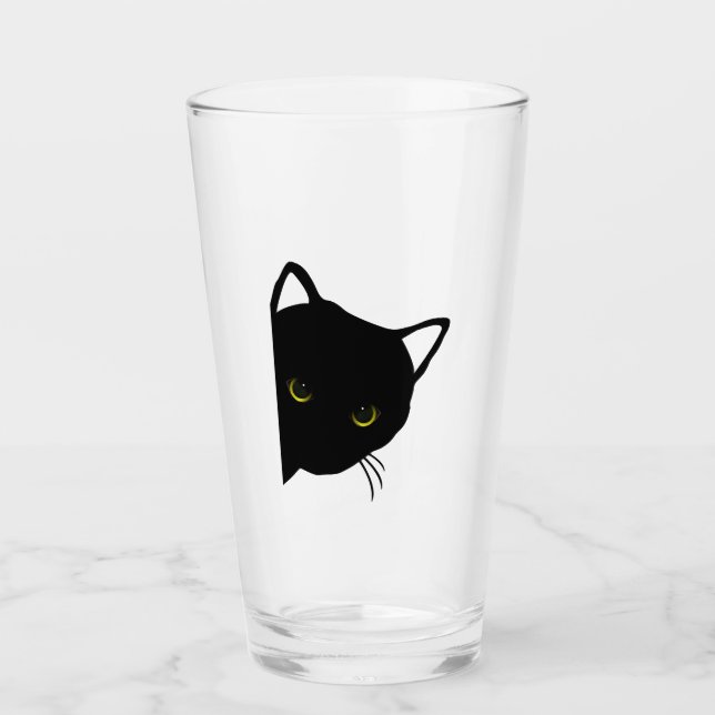 links schwarze Katzenaugen Glas (Vorderseite)