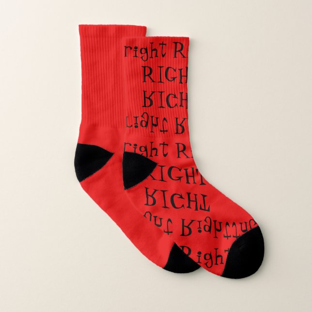 Links Socken am rechten Fuß (Paar)