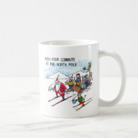Links Tasse am Nordpol