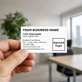 Links weiße Business-Karte mit Ausrichtung Visitenkarte