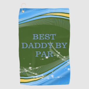 Links zum Vater: Bestes Vater-Golfhandtuch Golfhandtuch
