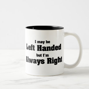 Linkshändig Zweifarbige Tasse