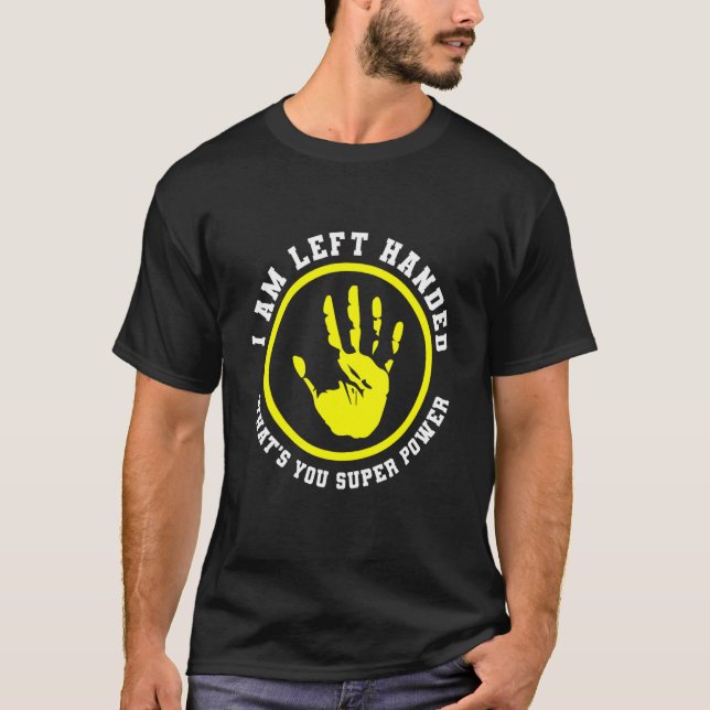 Linkshändige Designs für stolze Linkshänder linksh T-Shirt (Vorderseite)