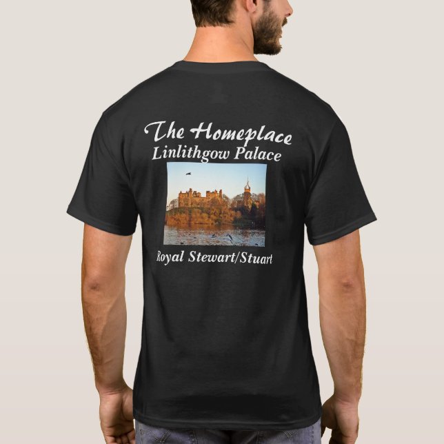 Linlithgow Palace - Royal Stewart/Stuart T-Shirt (Rückseite)