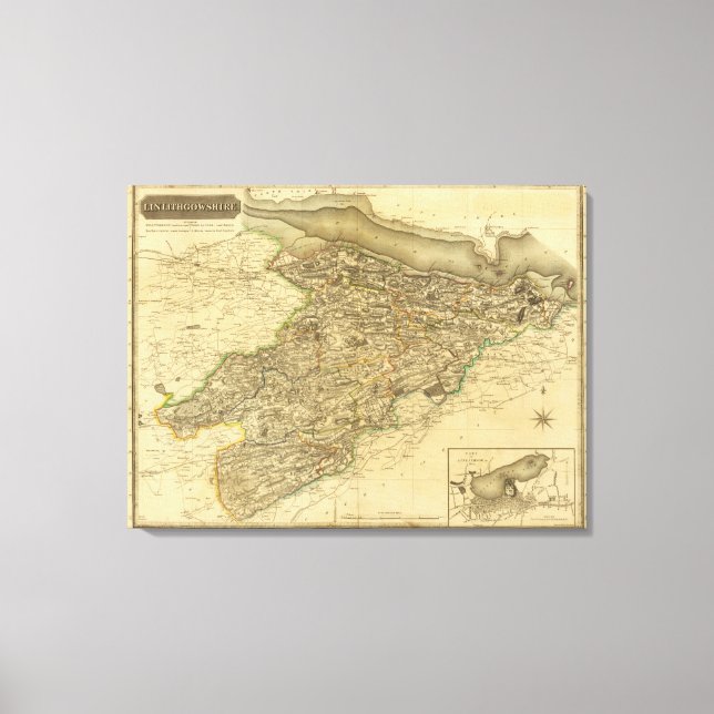 Linlithgowshire Leinwanddruck (Vorderseite)