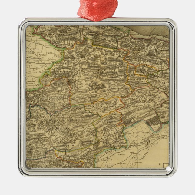 Linlithgowshire Ornament Aus Metall (Vorne)