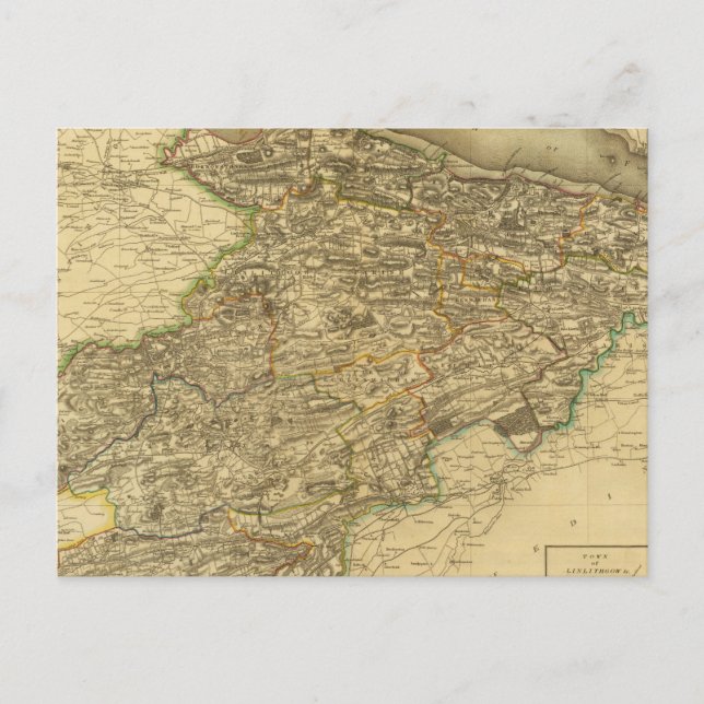 Linlithgowshire Postkarte (Vorderseite)