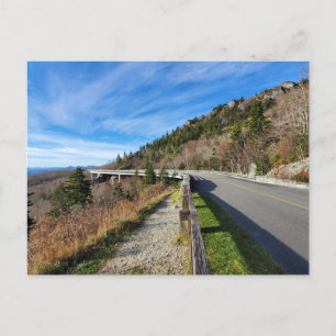 Linn Cove Viaduct Blue Ridge Parkway Postkarte
