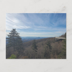 Linn Cove Viaduct Mountain Vista Blue Ridge Postkarte
