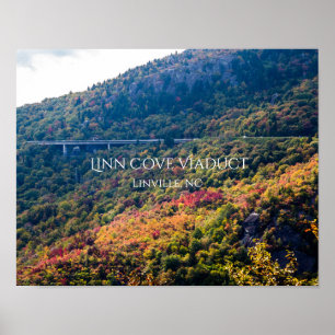 Linn Cove Viadukt Poster