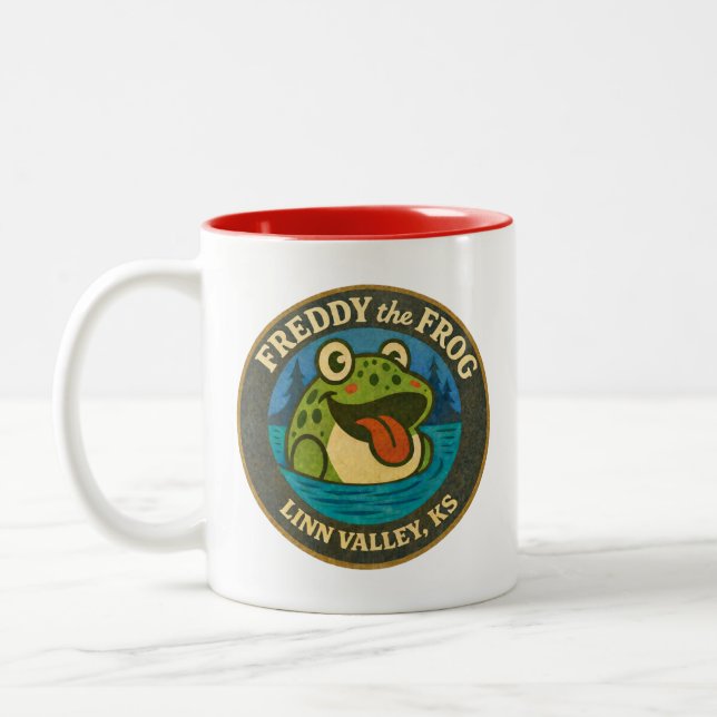 Linn Valley, KS Mug Zweifarbige Tasse (Links)
