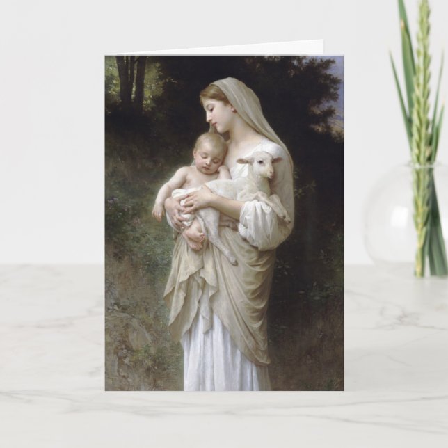 L'Innocence, William-Adolphe Bouguereau Karte (Vorderseite)