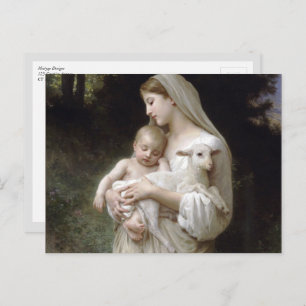 L'Innocence, William-Adolphe Bouguereau Postkarte