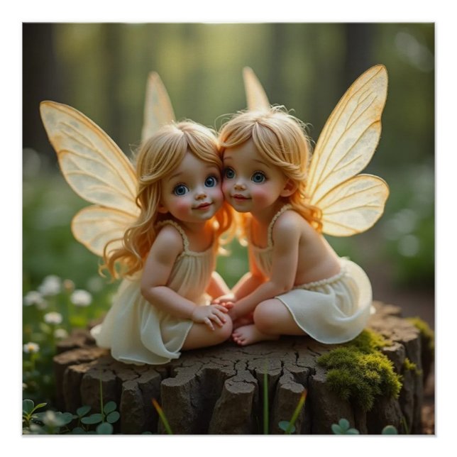 Linny & Lane Baby Fairies Poster (Vorderseite)