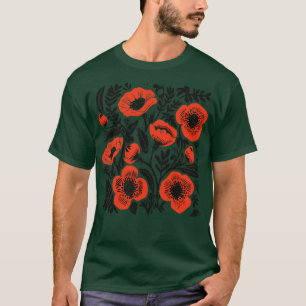 Lino Cut Blume 6 T-Shirt