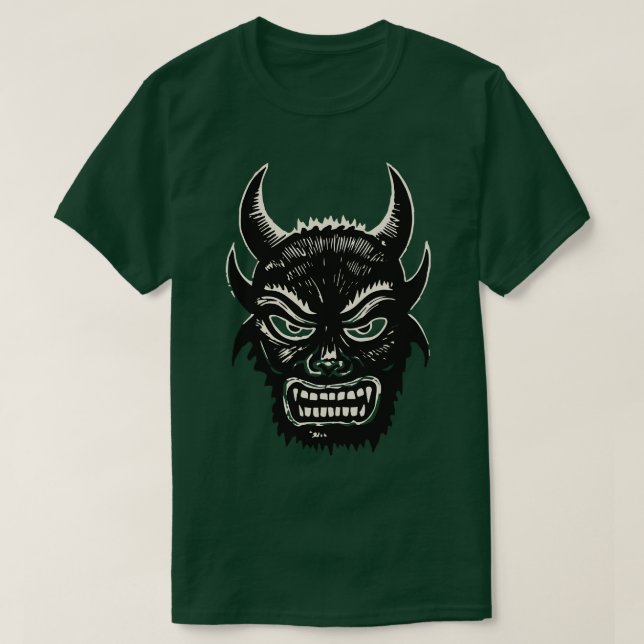 Lino Cut Devil 3 T-Shirt (Design vorne)