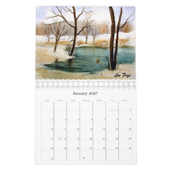 Lins Watercolors2013 Kalender (Jan 2027)