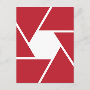 Linsen öffnen Grafikdesign Postkarte