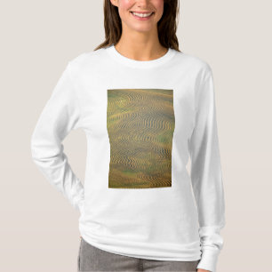 Linsenerbsen in Schwaden gelegt und warten auf die T-Shirt