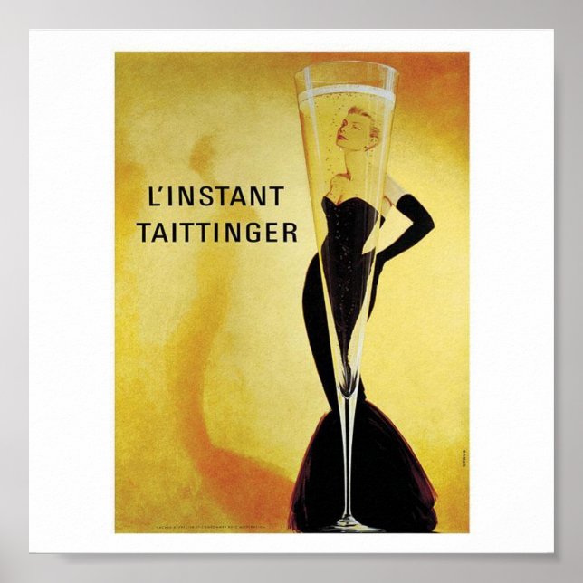 L'Instant Taittinger Print Poster (Vorne)
