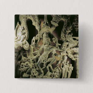 Lintel mit Shiva Nataraja, Kakatiya Dynastie Button