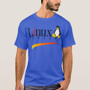 Linu Os Powered by Linu Tu Pinguin T-Shirt