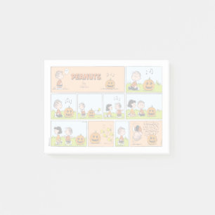 Linus & Lucy   Gesang Jack-O-Lantern Post-it Klebezettel