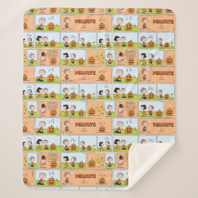 Linus & Lucy | Gesang Jack-O-Lantern Sherpadecke (Vorderseite)