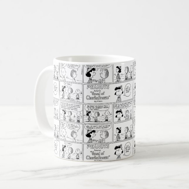 Linus Tells Lucy Sie ist Crabby Kaffeetasse (Vorderseite Links)