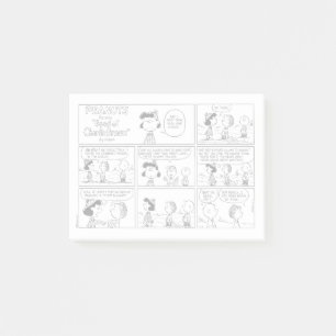 Linus Tells Lucy Sie ist Crabby Post-it Klebezettel