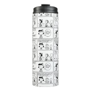 Linus Tells Lucy Sie ist Crabby Thermosbecher