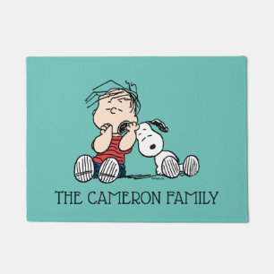 Linus tröstet von Snoopy's Ohr Fußmatte