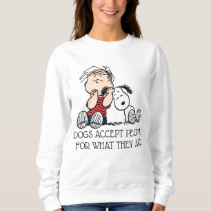 Linus tröstet von Snoopy's Ohr Sweatshirt