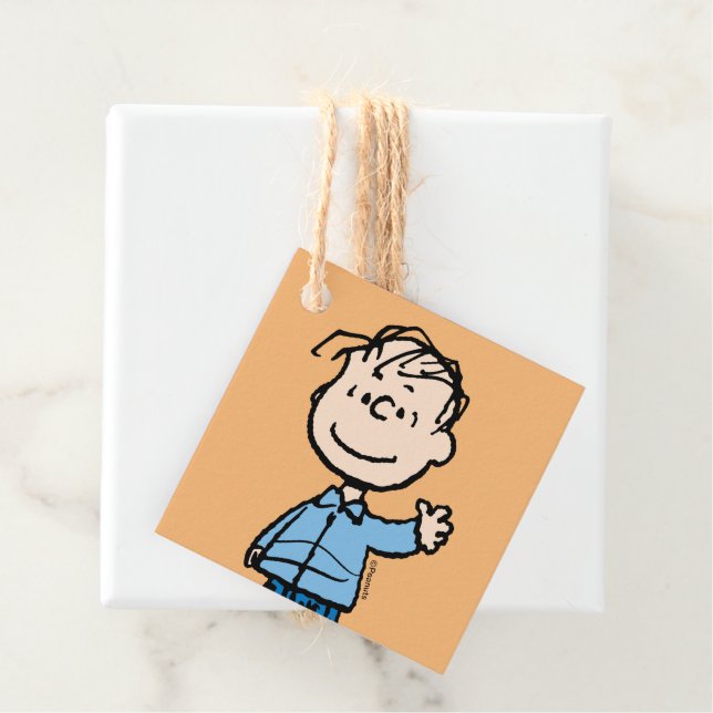 Linus Waving Geschenkanhänger (Beispiel)