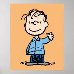 Linus Waving Poster