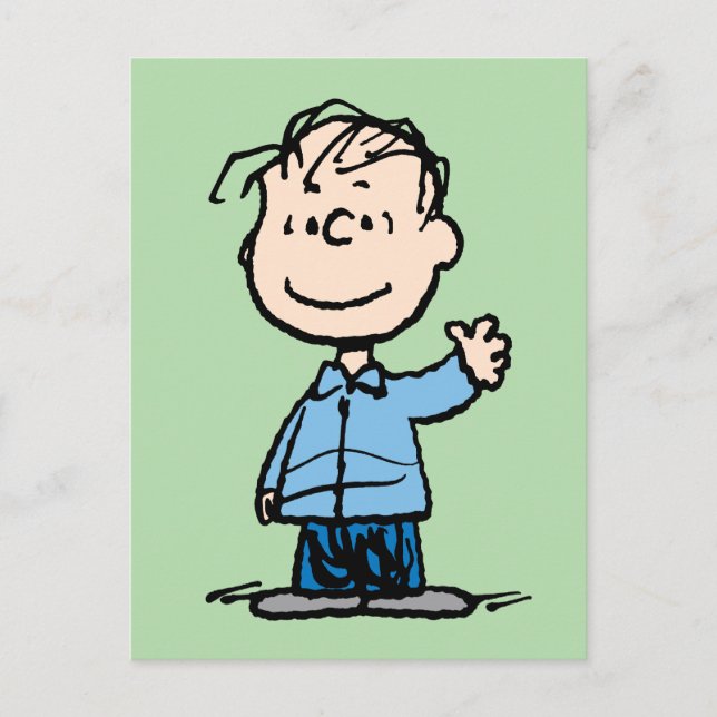 Linus Waving Postkarte (Vorderseite)