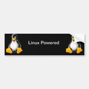 Linux angetriebener Autoaufkleber